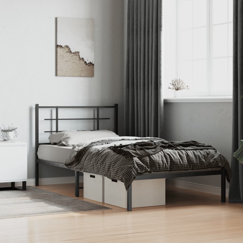 Metal Bed Frame Without Mattress