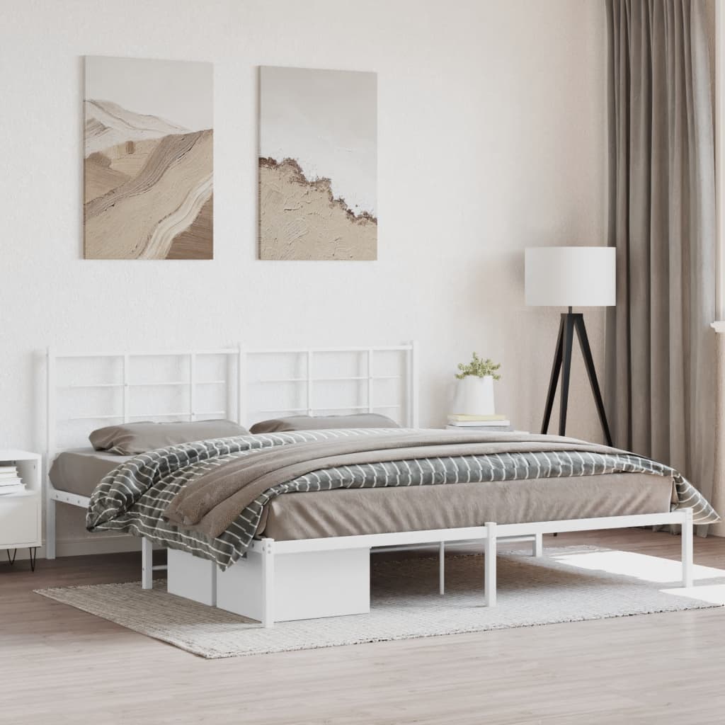 Metal Bed Frame Without Mattress