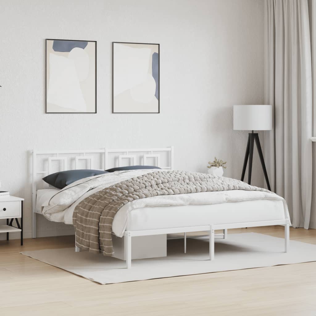 Metal Bed Frame Without Mattress