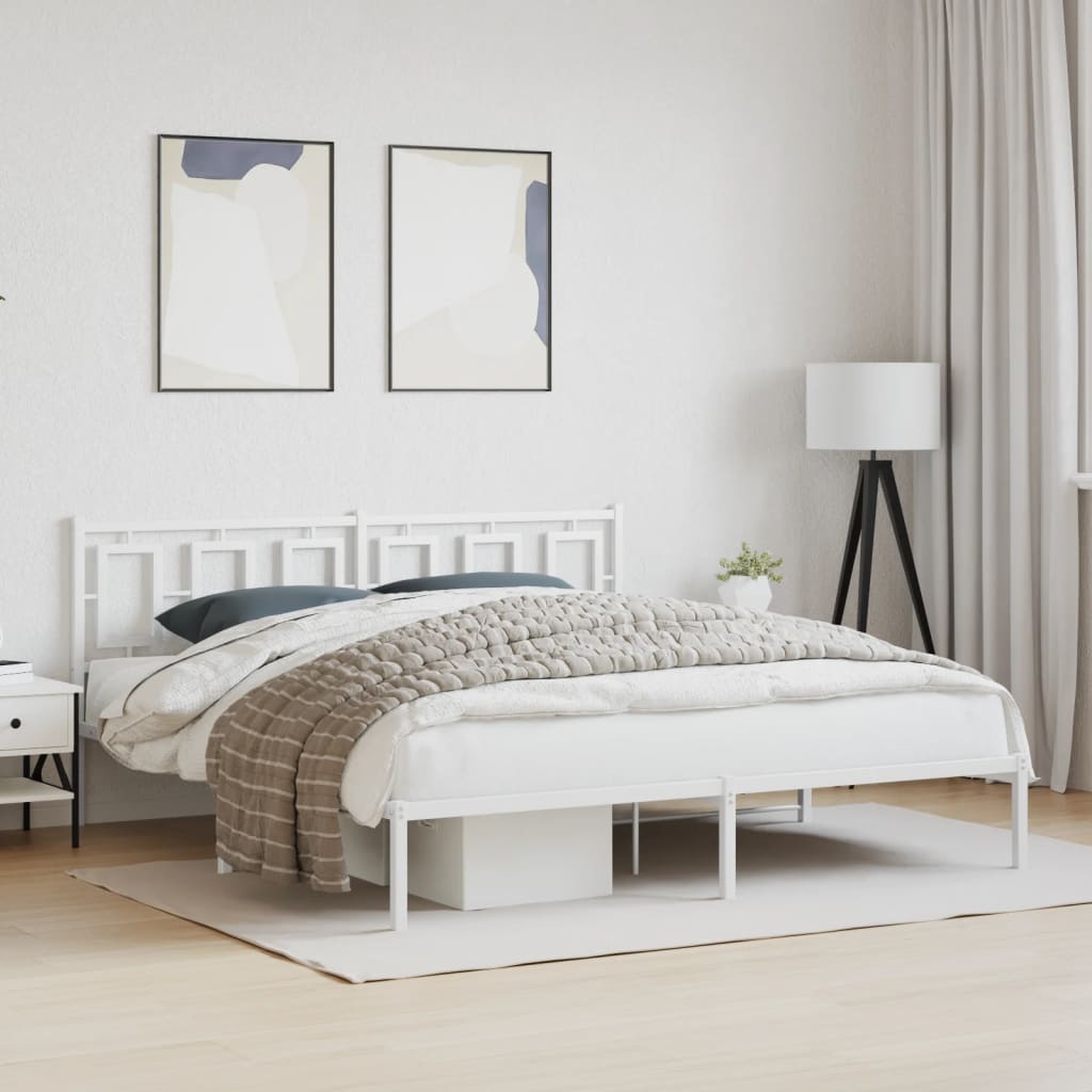 Metal Bed Frame Without Mattress