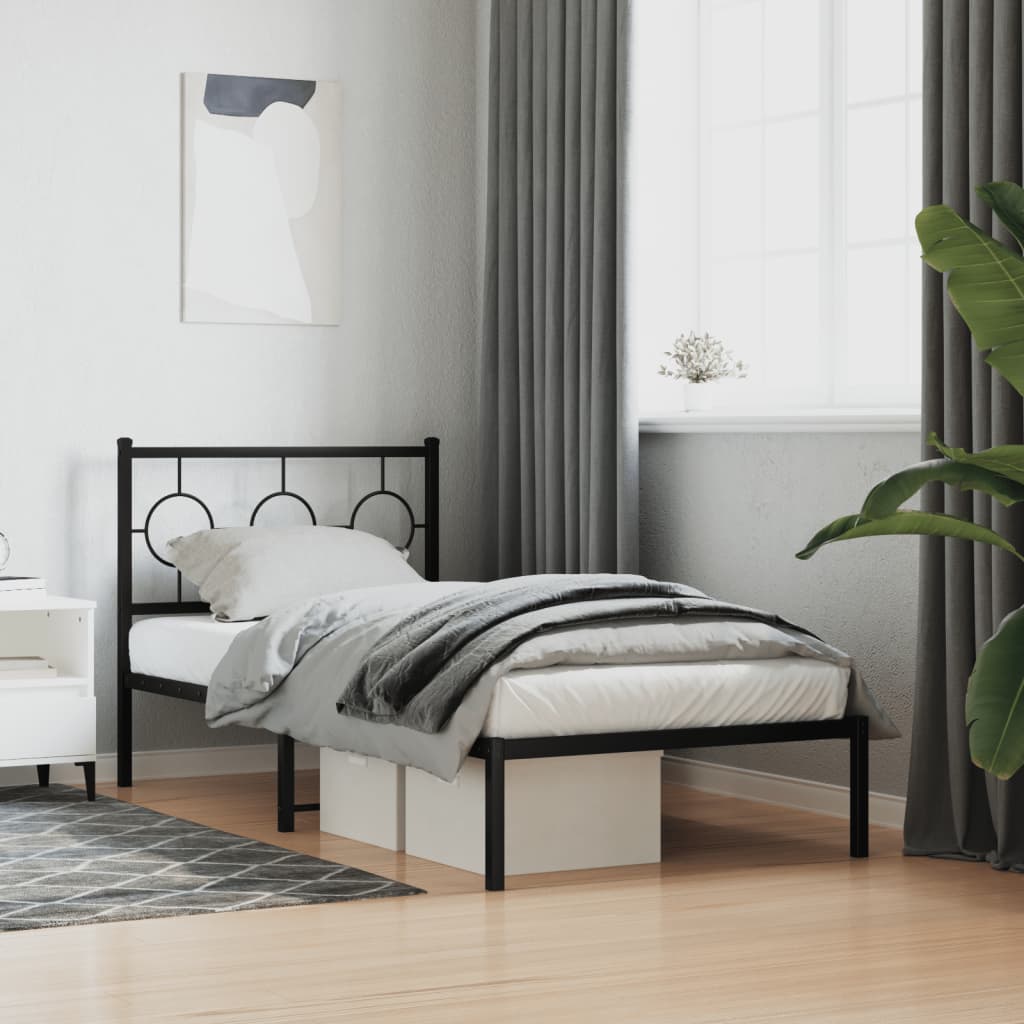 Metal Bed Frame Without Mattress