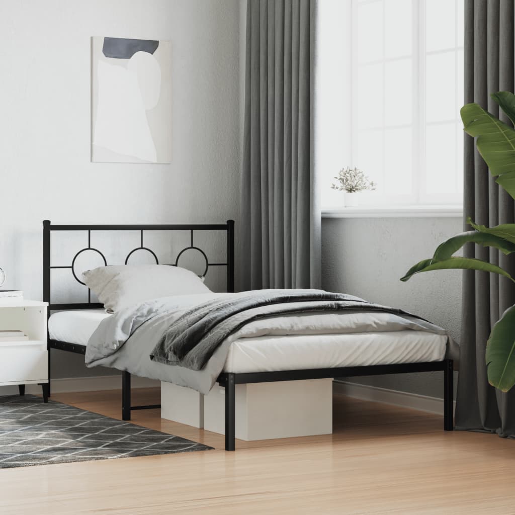 Metal Bed Frame Without Mattress
