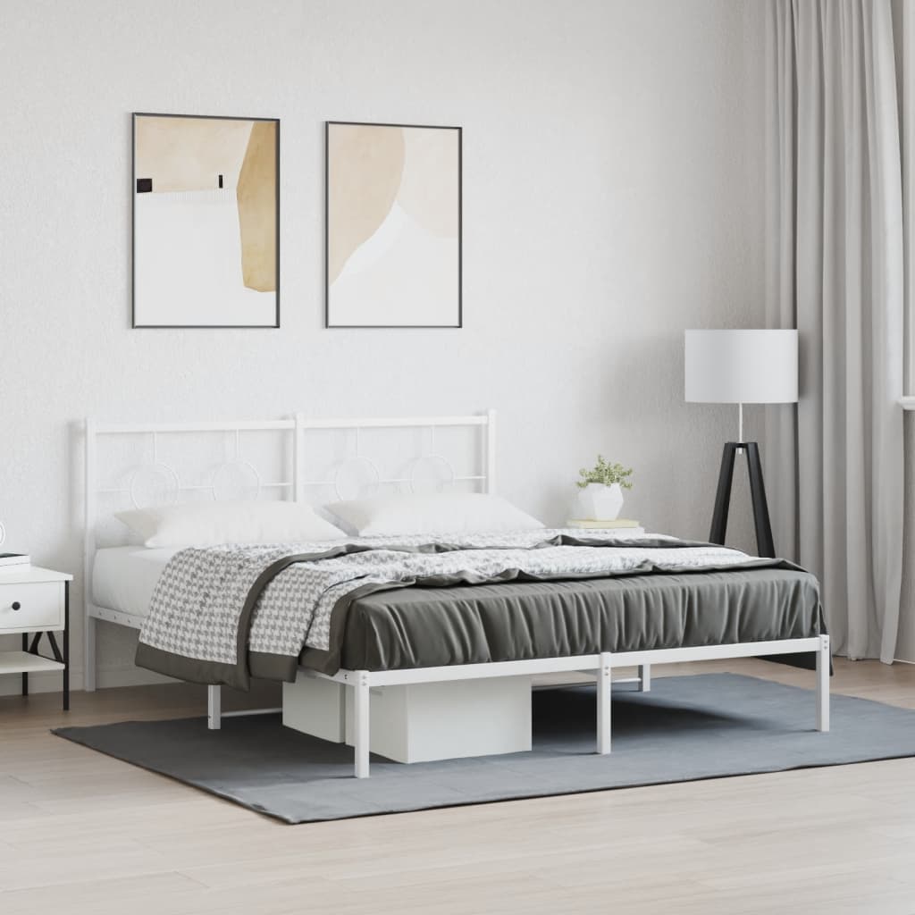 Metal Bed Frame Without Mattress