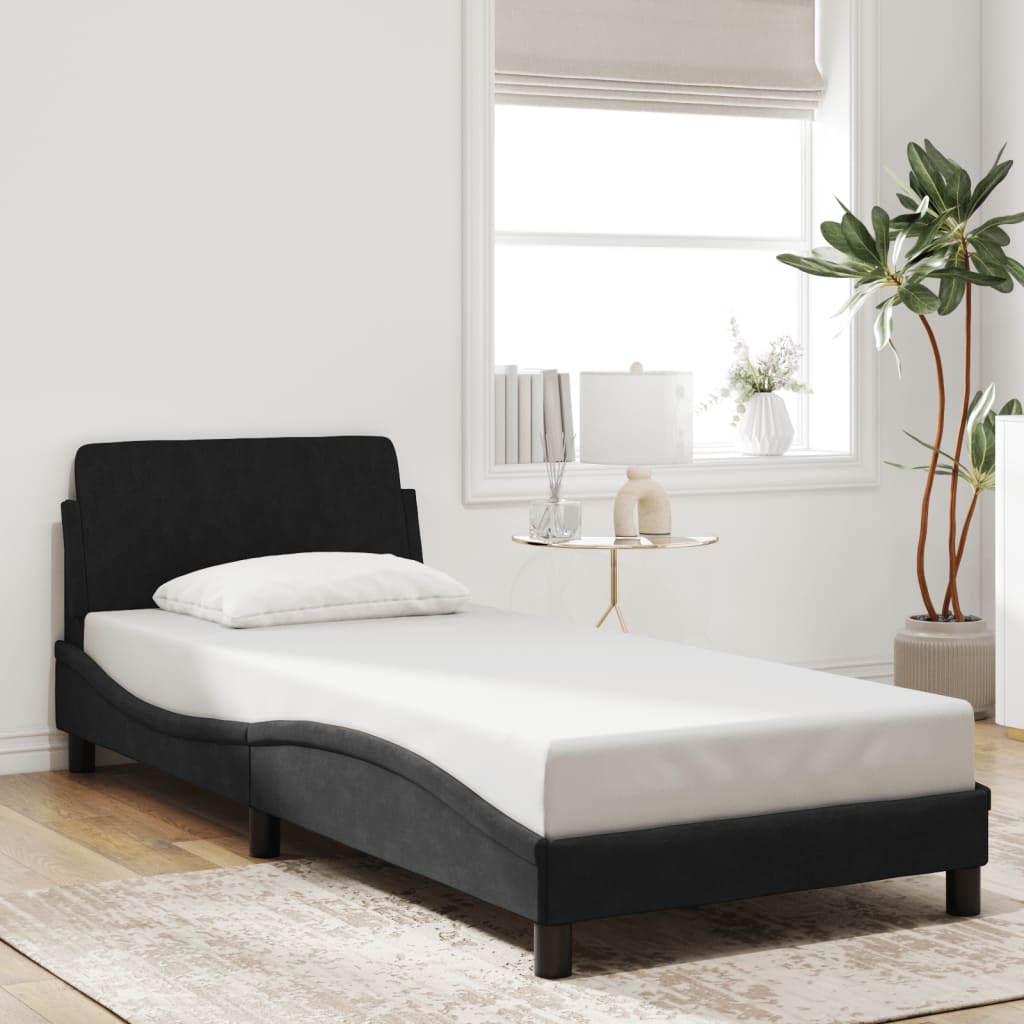 Bed Frame &quot;Dover&quot; King Single Velvet
