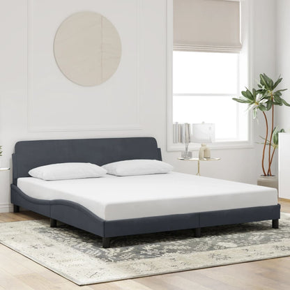 Bed Frame &quot;Dover&quot; King Single Velvet