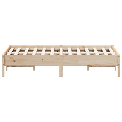 Bed Frame Without Mattress Solid Wood Pine