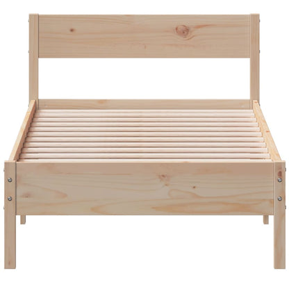 Bed Frame Without Mattress Solid Wood Pine