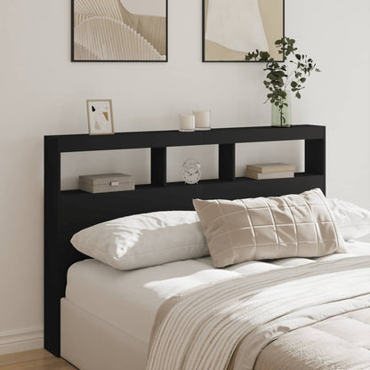 Headboard Cabinet With Led 120 Cm