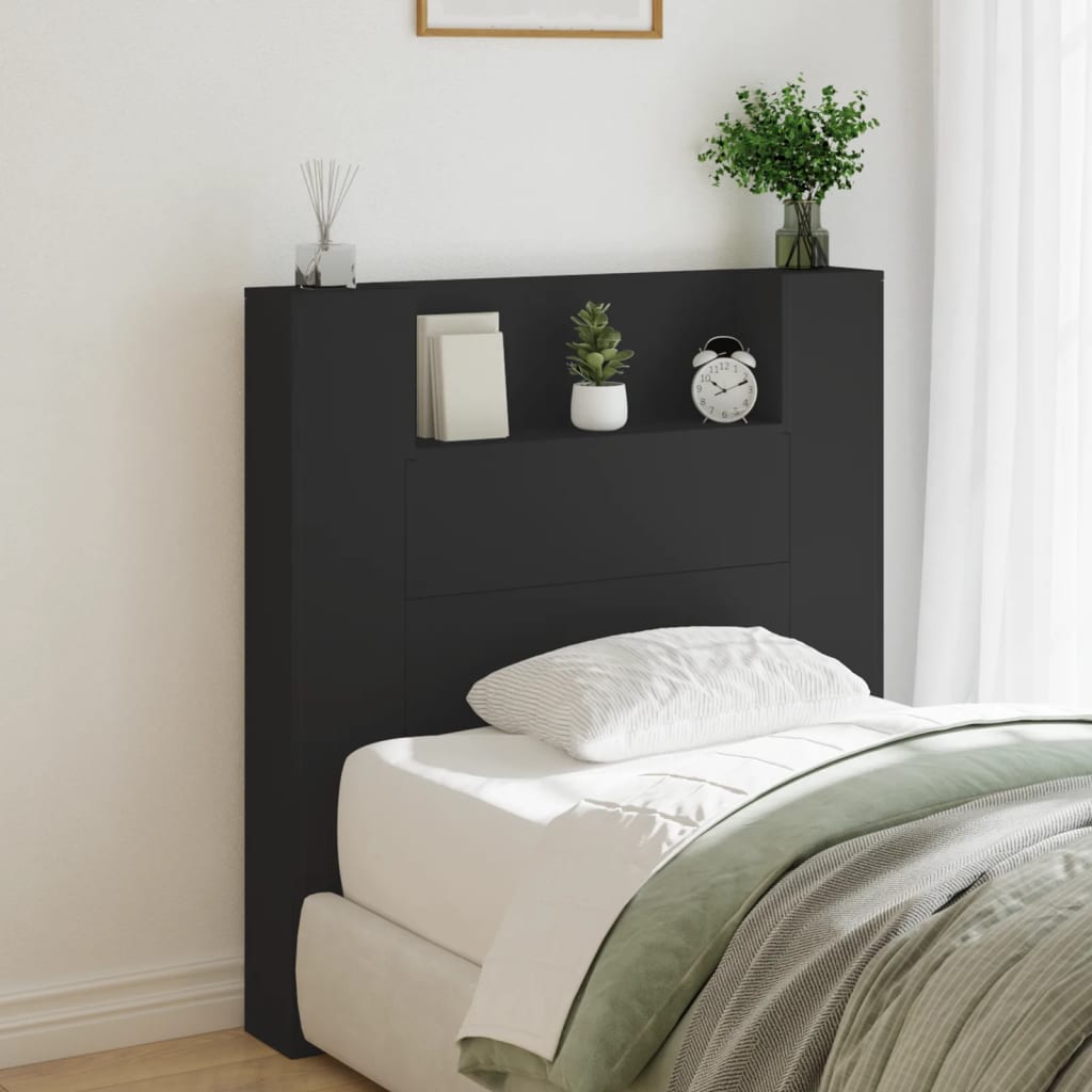 Headboard Cabinet With Led