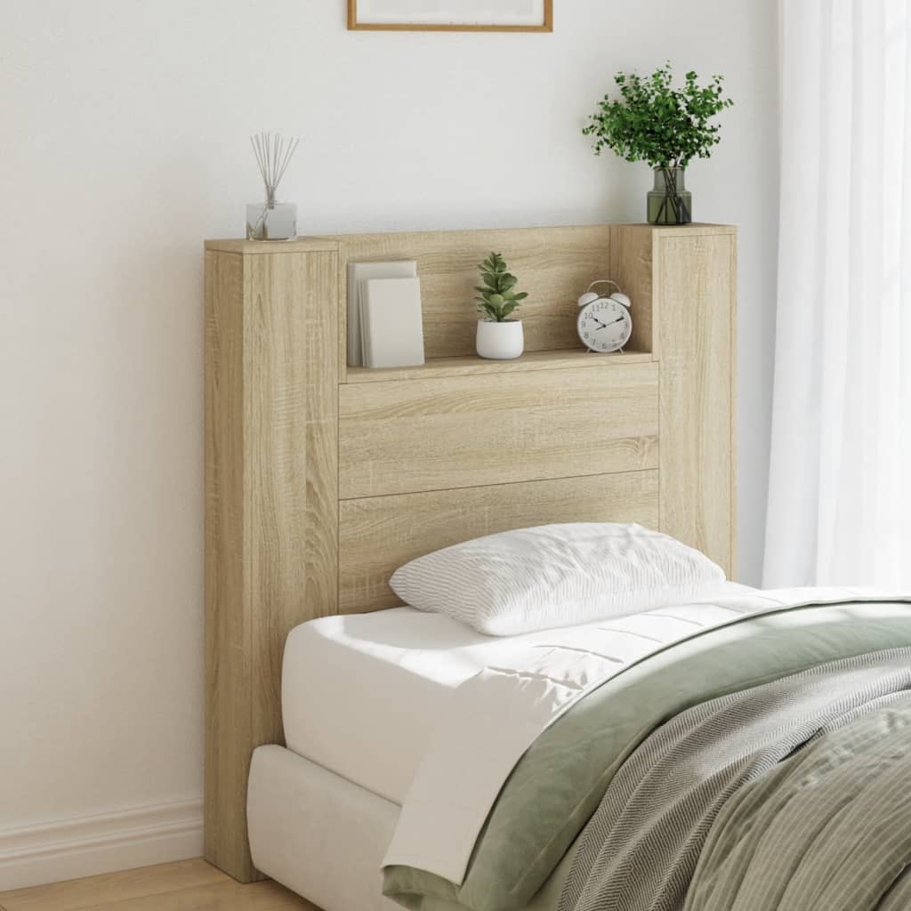 Headboard Cabinet With Led