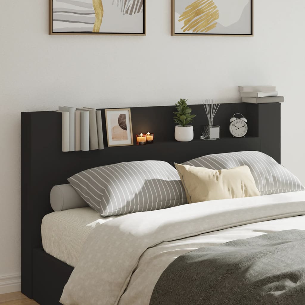 Headboard Cabinet With Led
