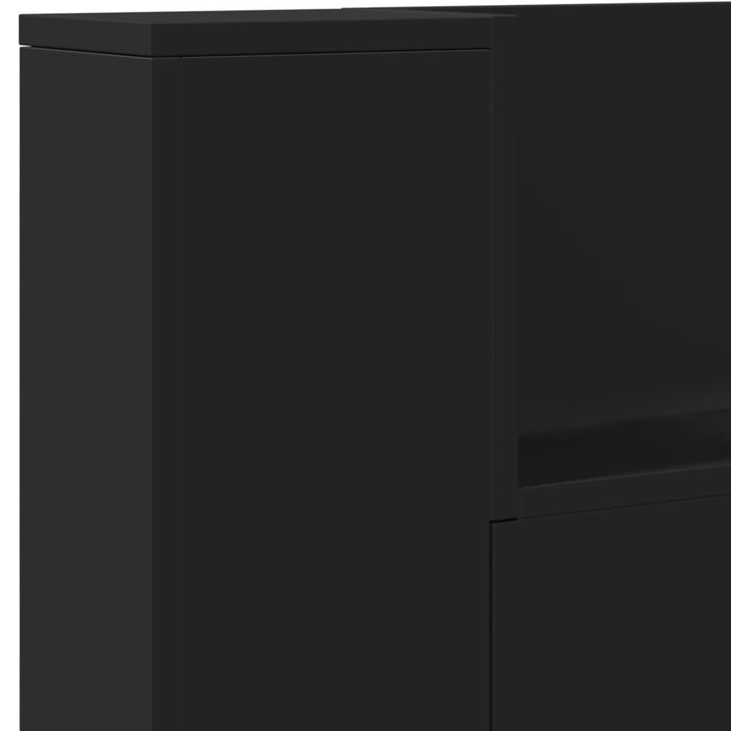 Headboard Cabinet With Led