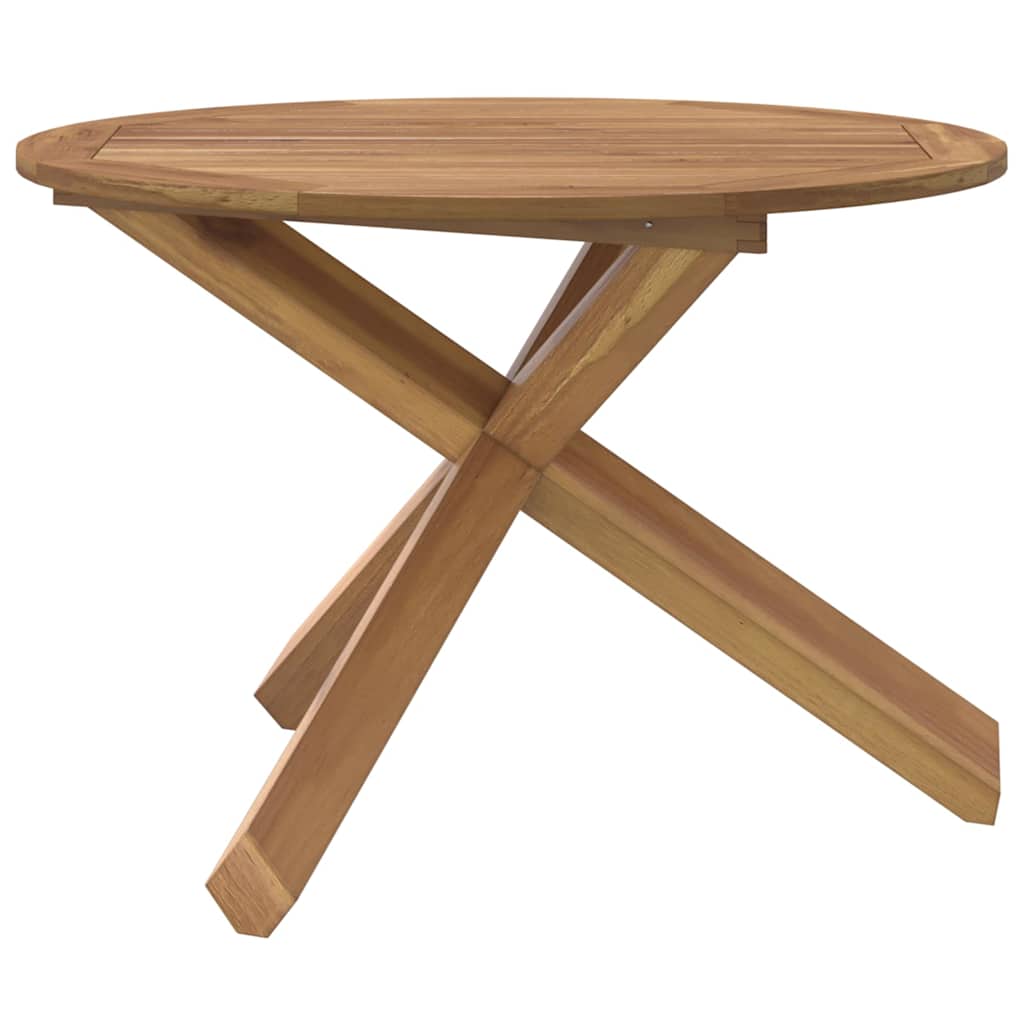 Garden Table Ø Solid Wood Teak