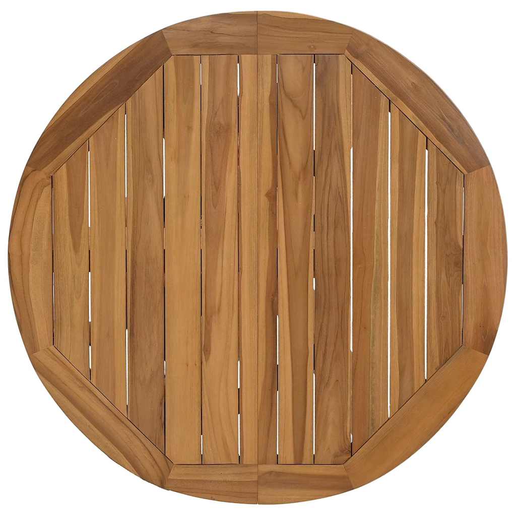 Garden Table Ø Solid Wood Teak
