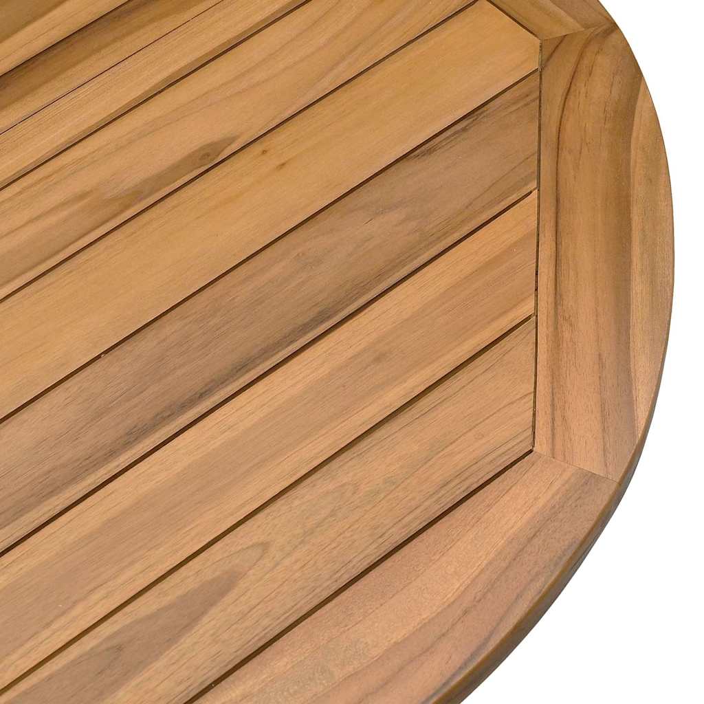 Garden Table Ø Solid Wood Teak