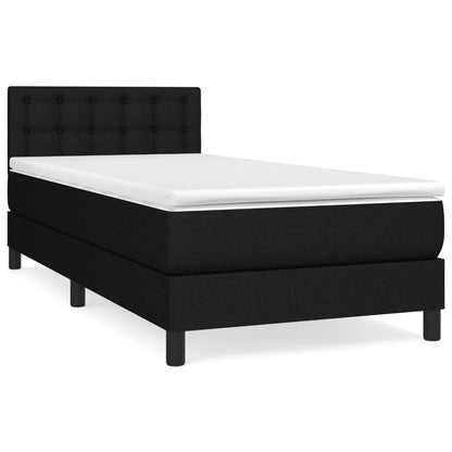 Box Spring Bed With Mattress 100X200 Cm Fabric