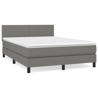 Box Spring Bed With Mattress 100X200 Cm Fabric
