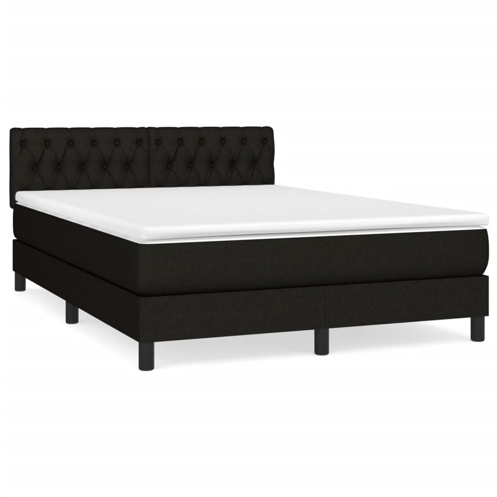 Box Spring Bed With Mattress 100X200 Cm Fabric
