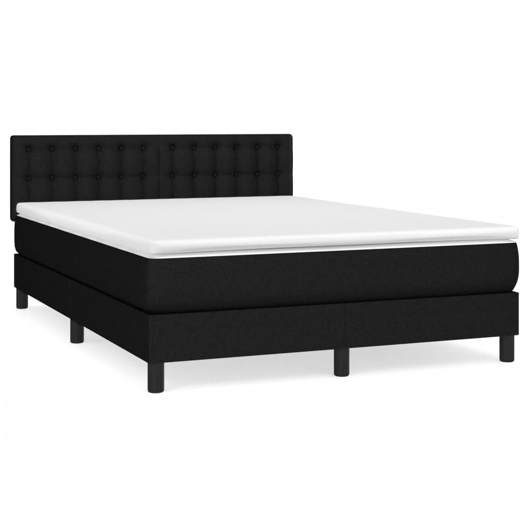 Box Spring Bed With Mattress 100X200 Cm Fabric