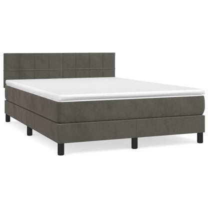 Box Spring Bed With Mattress 100X200 Cm Velvet