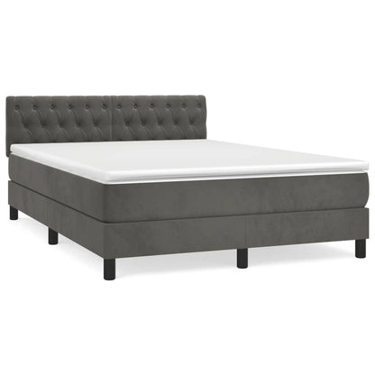 Box Spring Bed With Mattress 100X200 Cm Velvet