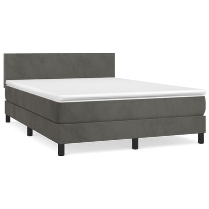 Box Spring Bed With Mattress 100X200 Cm Velvet