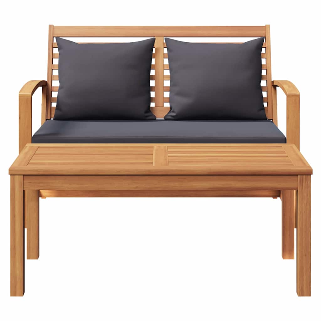 Garden Natural 110 X 64 X 76.5 Cm Solid Teak Wood