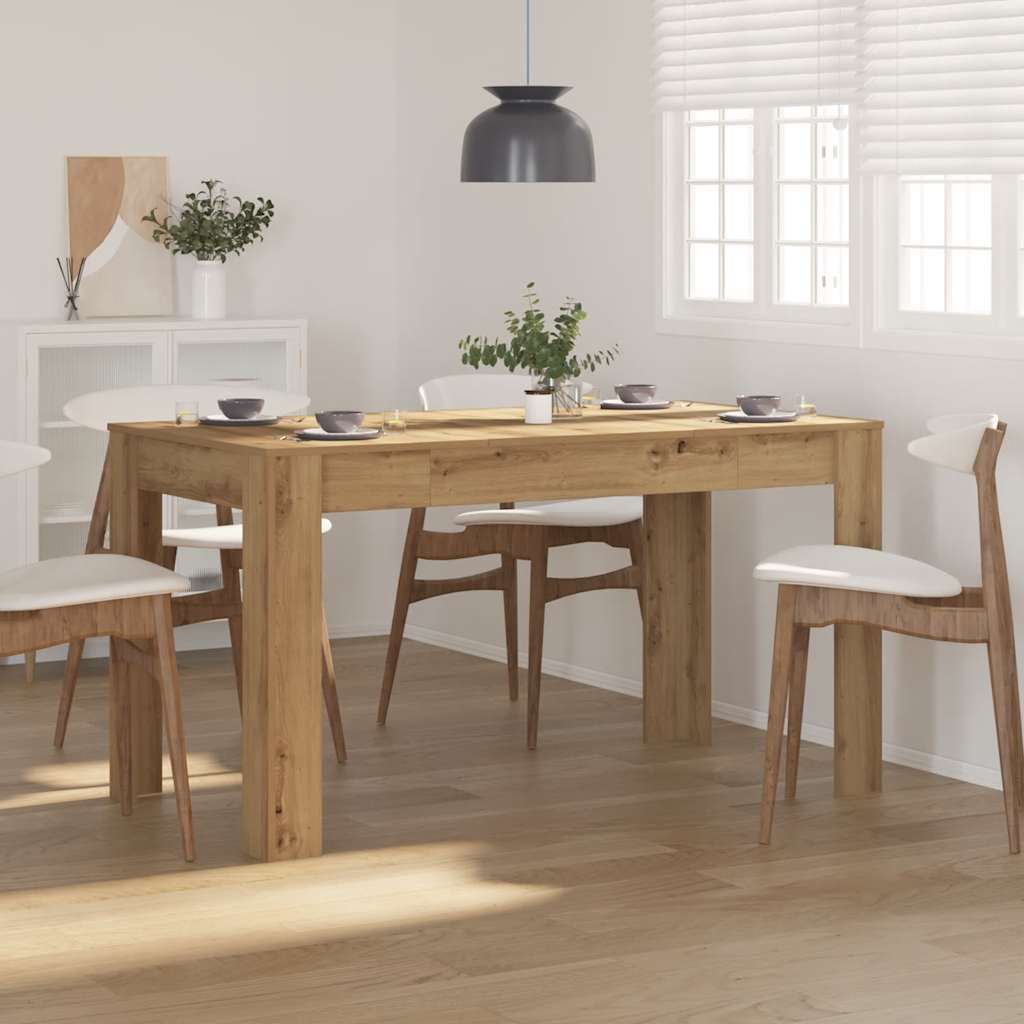 Dining Table 140X74.5X76 Cm Engineered Wood