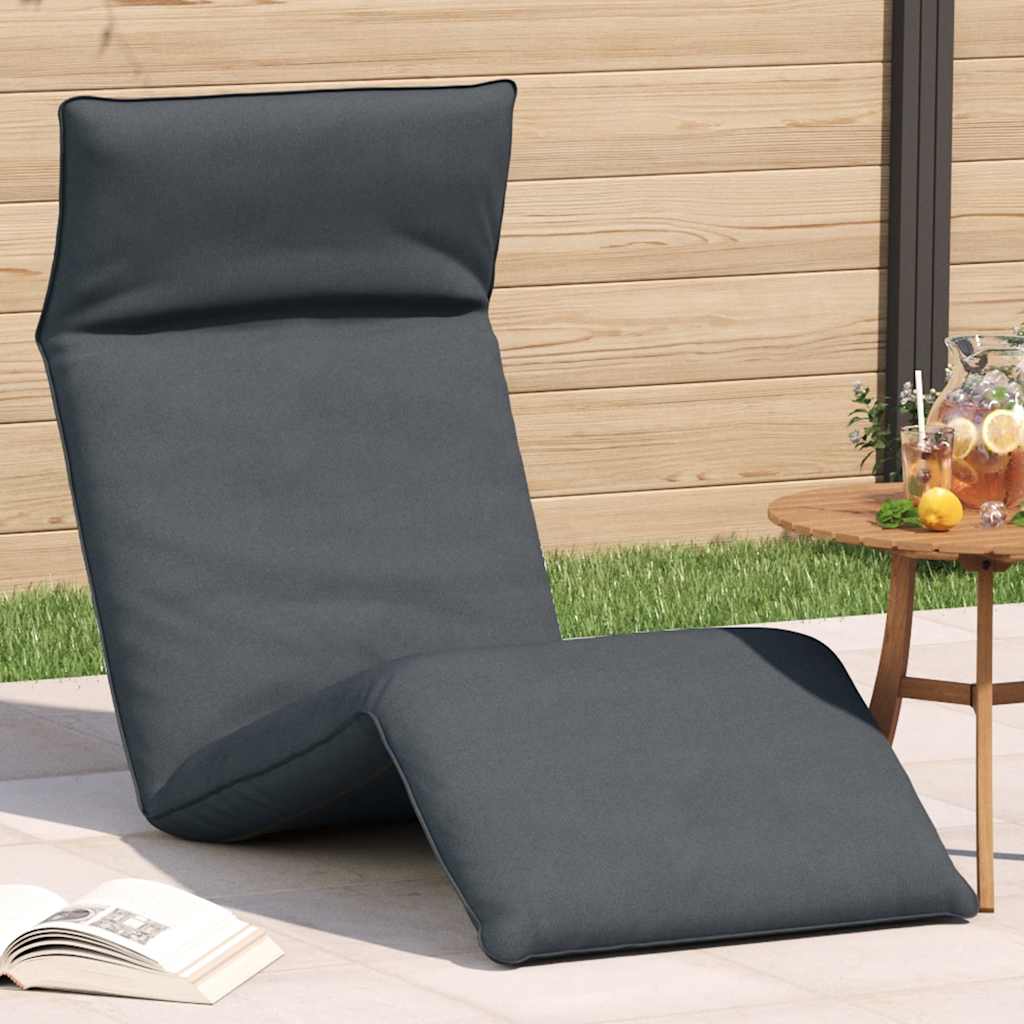 Folding Sun Lounger 175X54X8.5 Cm Oxford Fabric