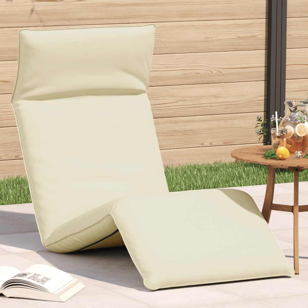 Folding Sun Lounger 175X54X8.5 Cm Oxford Fabric