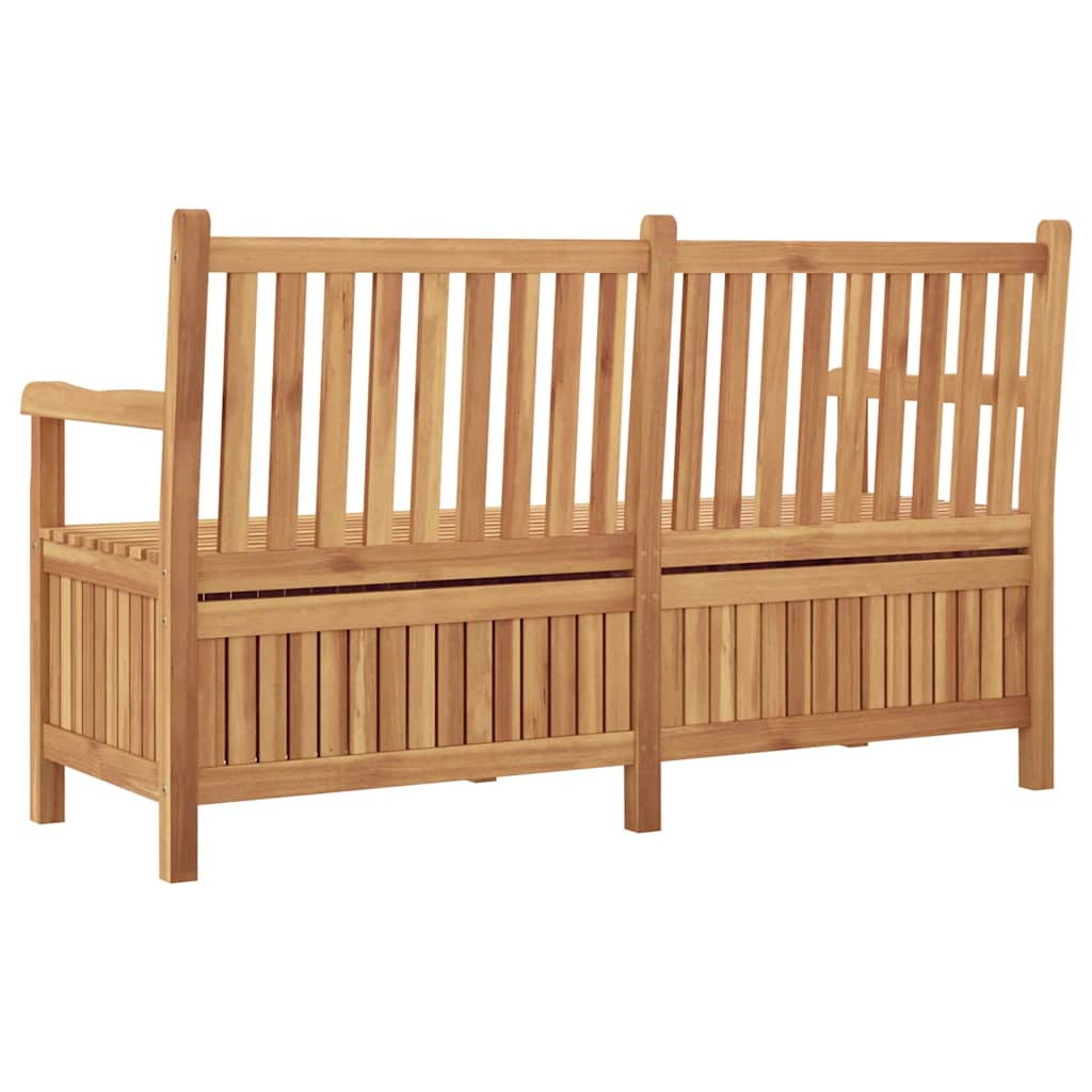 Garden Storage Bench Brown 150 X 60 X 90 Cm Solid Teak Wood