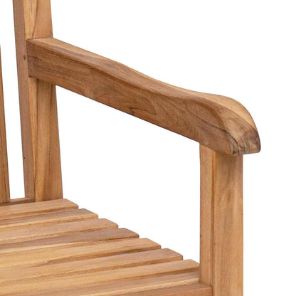 Garden Bench Brown 150 X 60 X 90 Cm Solid Teak Wood