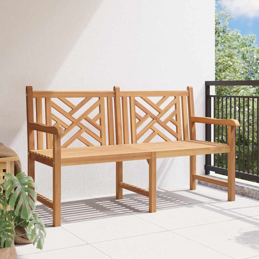 Garden Bench Brown 150 X 60 X 90 Cm Solid Teak Wood