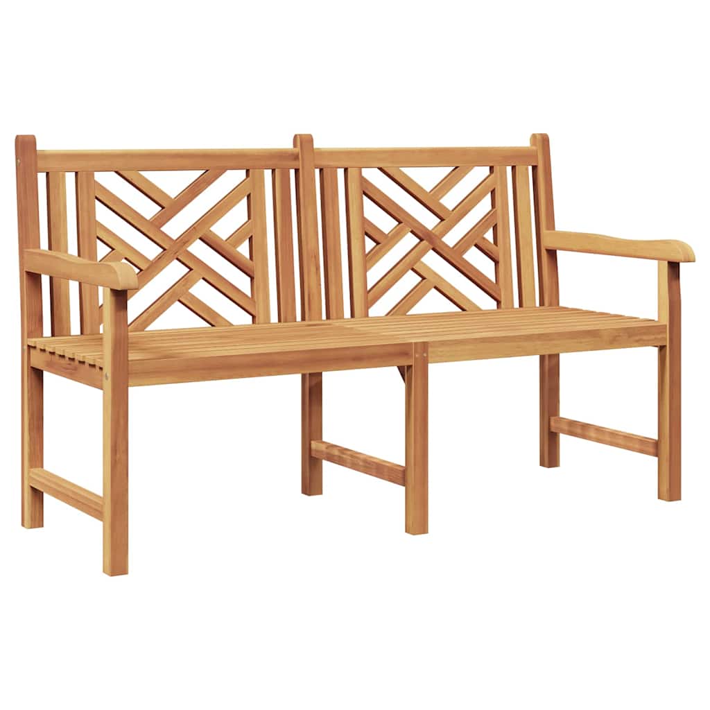 Garden Bench Brown 150 X 60 X 90 Cm Solid Teak Wood
