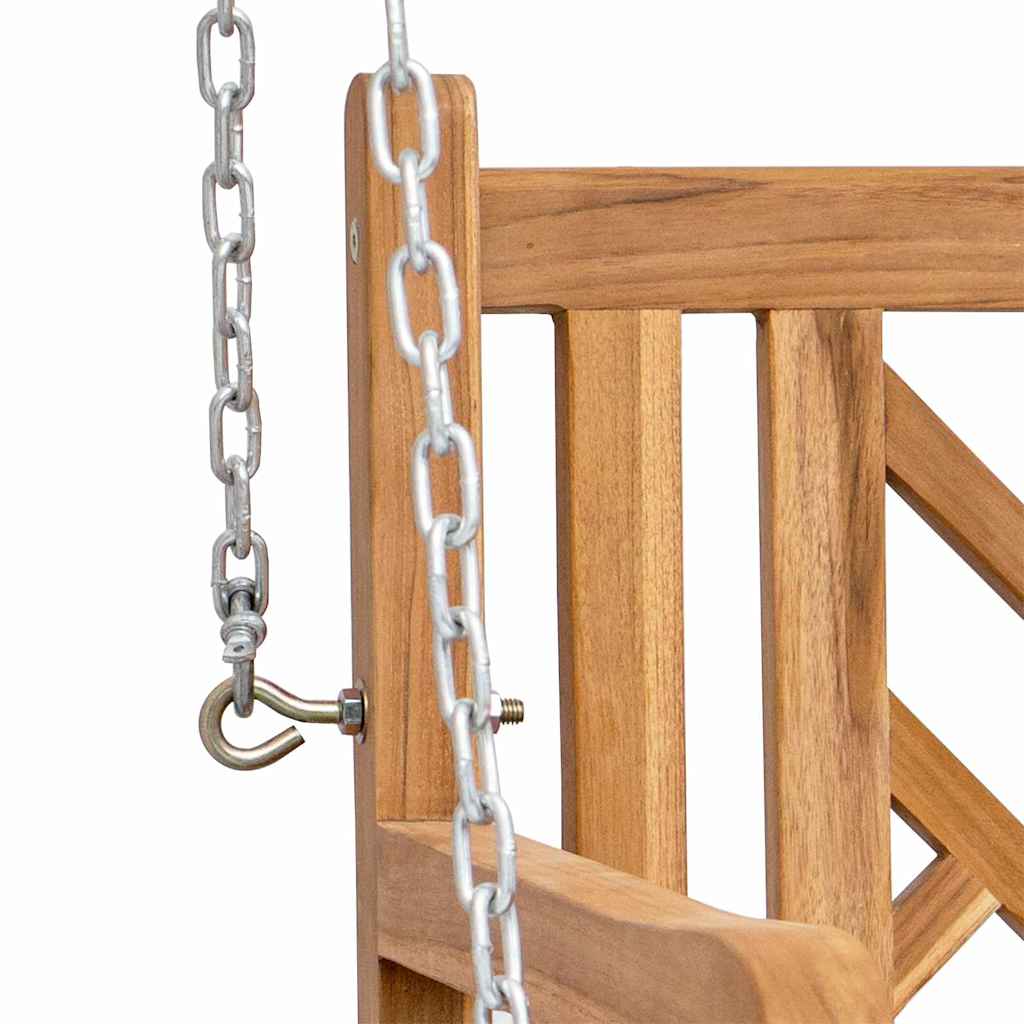 Swing Bench Other Brown 114 X 60 X 64 Cm Solid Teak Wood
