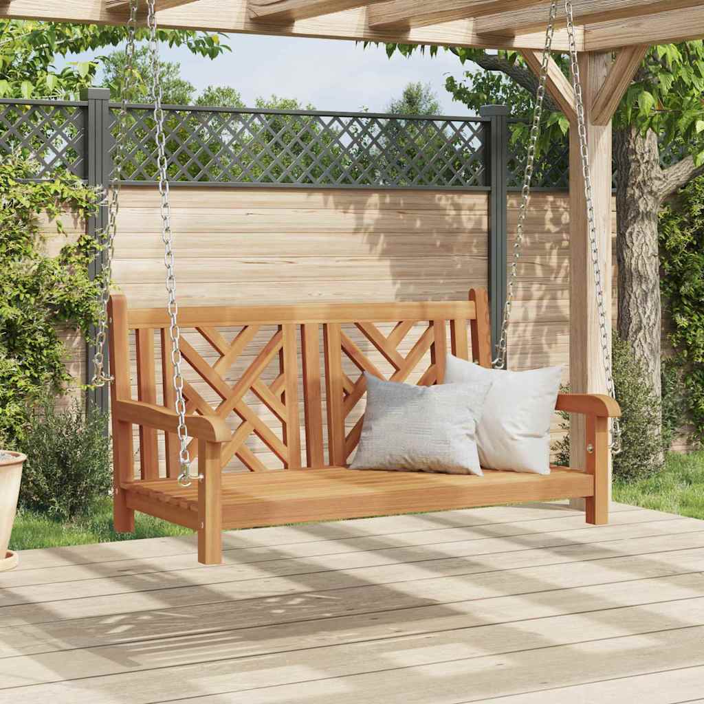 Swing Bench Other Brown 114 X 60 X 64 Cm Solid Teak Wood