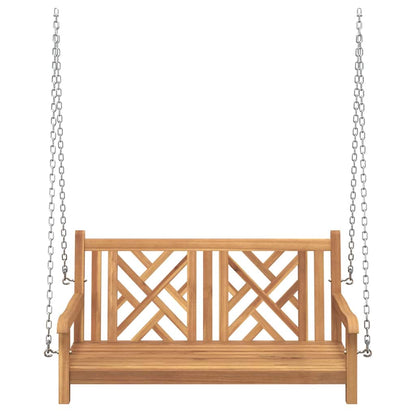Swing Bench Other Brown 114 X 60 X 64 Cm Solid Teak Wood
