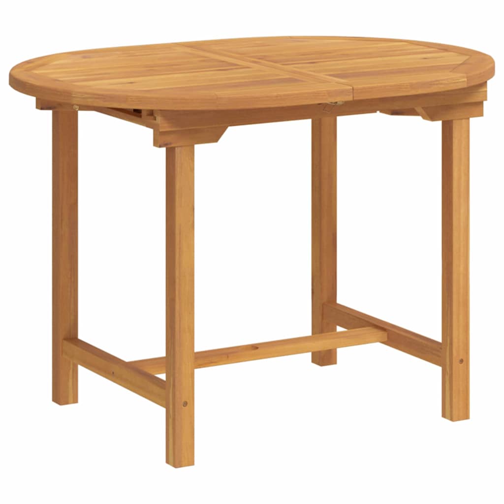 Garden Dining Set 5 Pcs Brown 160 X 80 X 75 Cm Solid Teak Wood