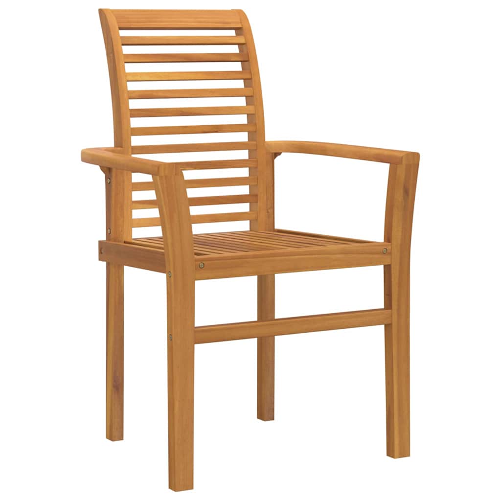 Garden Dining Set 5 Pcs Brown 160 X 80 X 75 Cm Solid Teak Wood