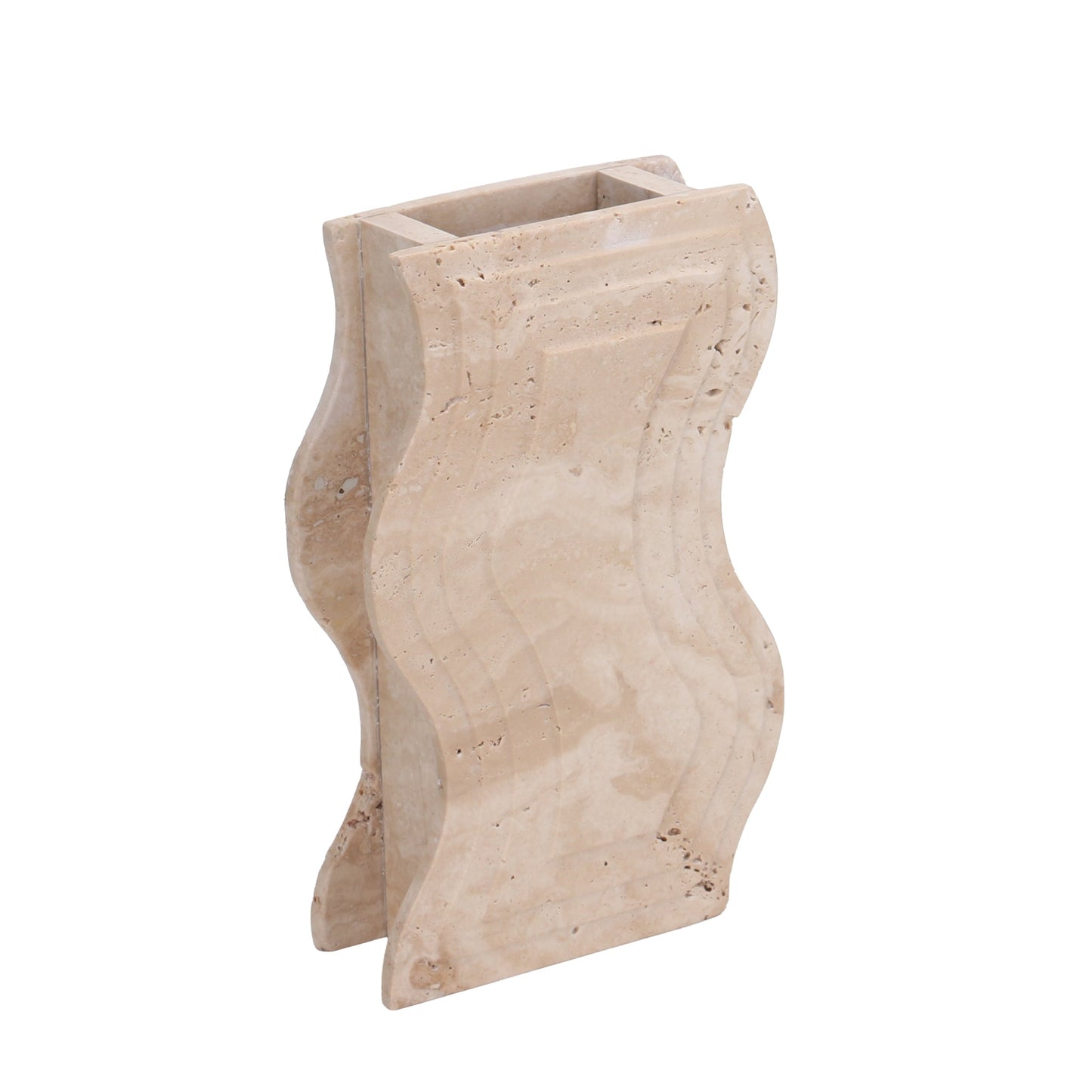 CAC10694-KM Curve Marble Base - Beige