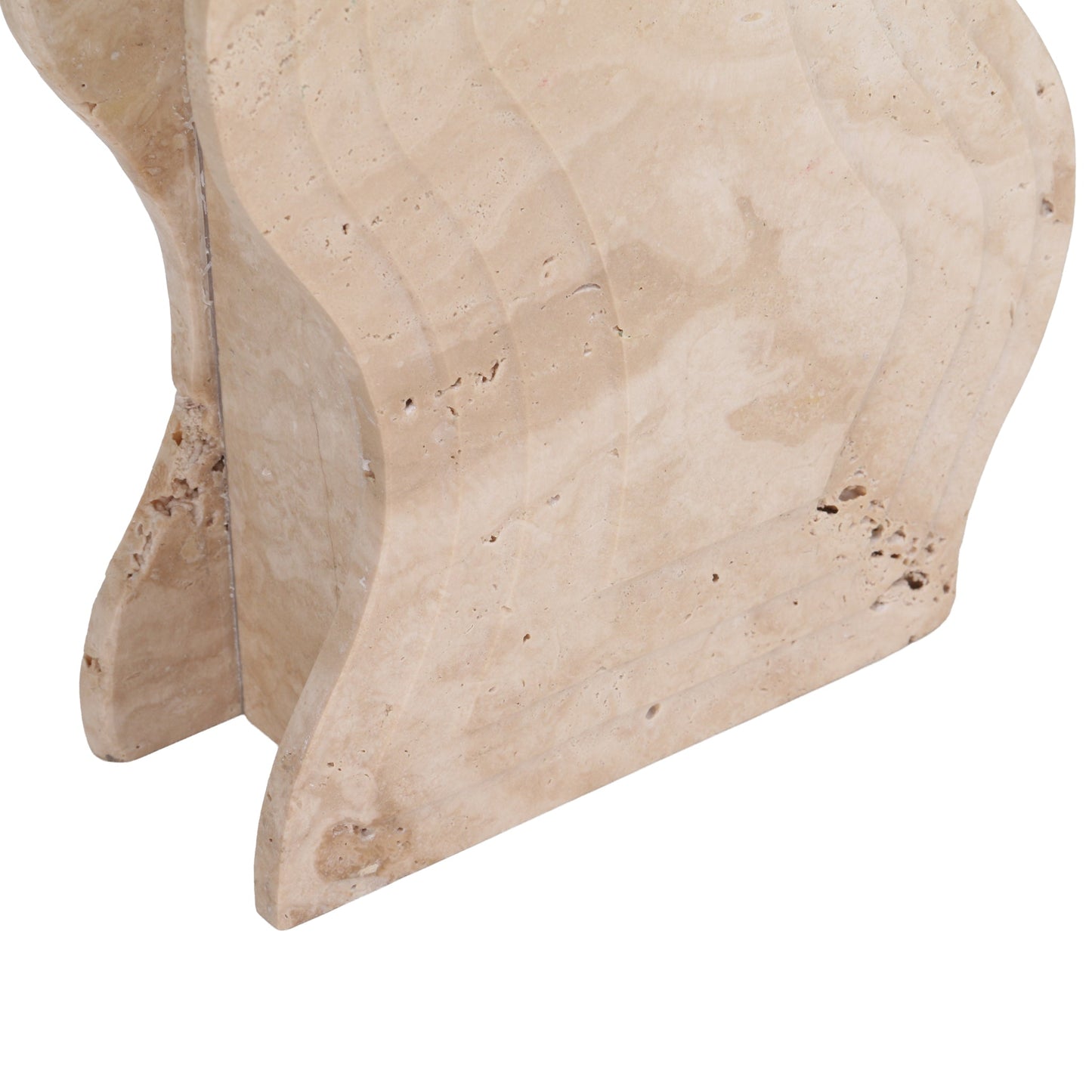 CAC10694-KM Curve Marble Base - Beige