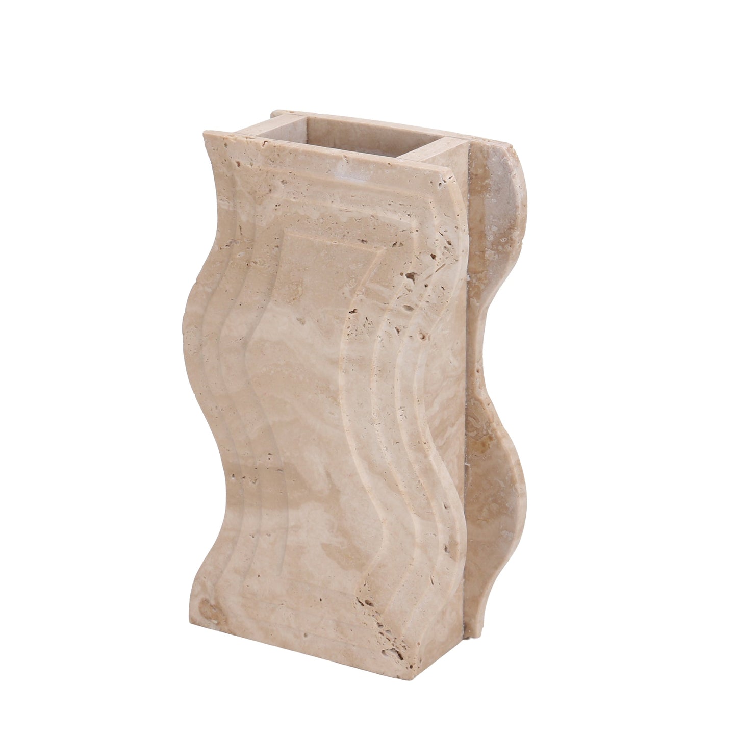 CAC10694-KM Curve Marble Base - Beige