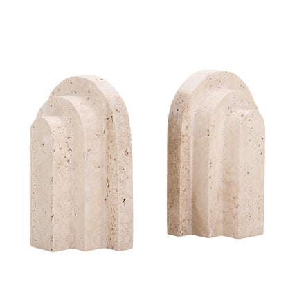 CAC10700-KM Stone Bookend - Beige