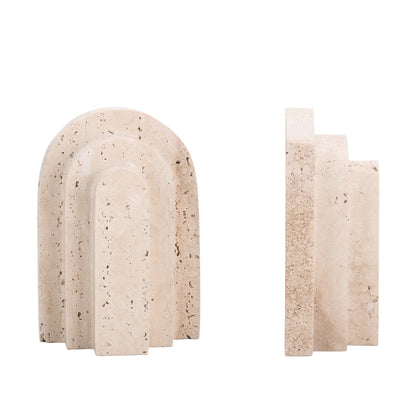 CAC10700-KM Stone Bookend - Beige