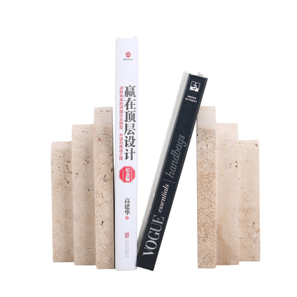 CAC10700-KM Stone Bookend - Beige