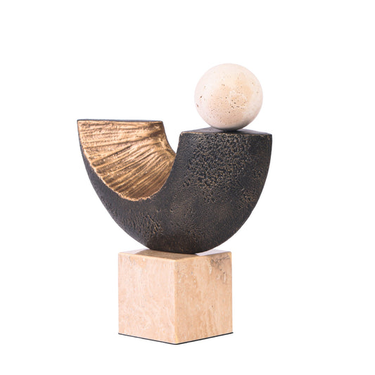 CAC10704-KM Balance Sculpture - Dark Bronze