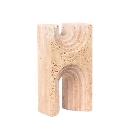 CAC10706-KM Carved Marble Sculpture - Beige