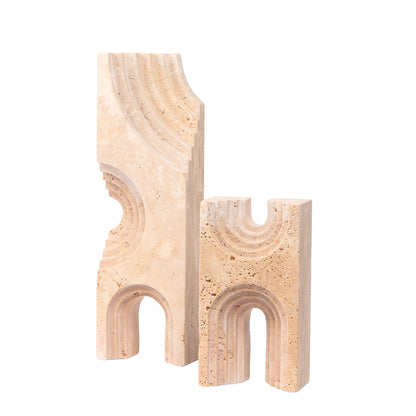 CAC10706-KM Carved Marble Sculpture - Beige