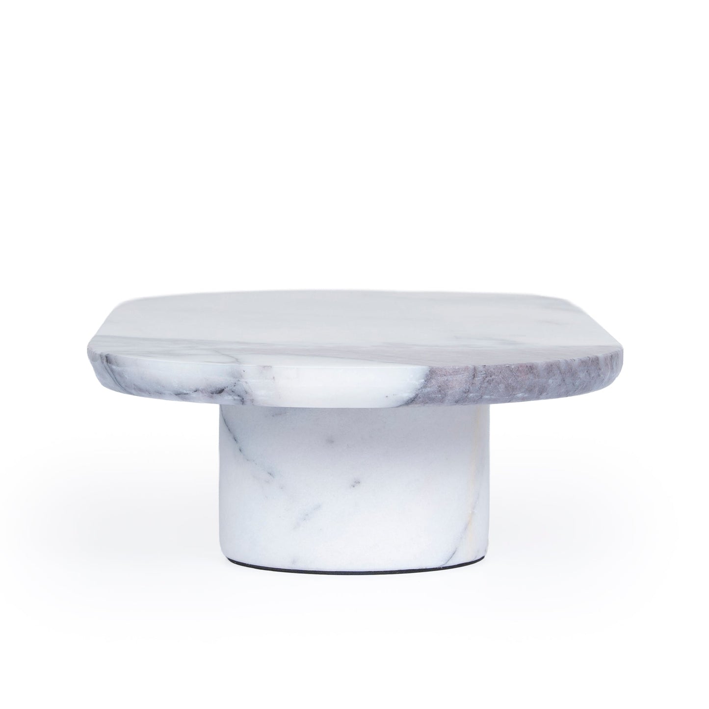 CAC10710-KM Natural Marble Tray - White