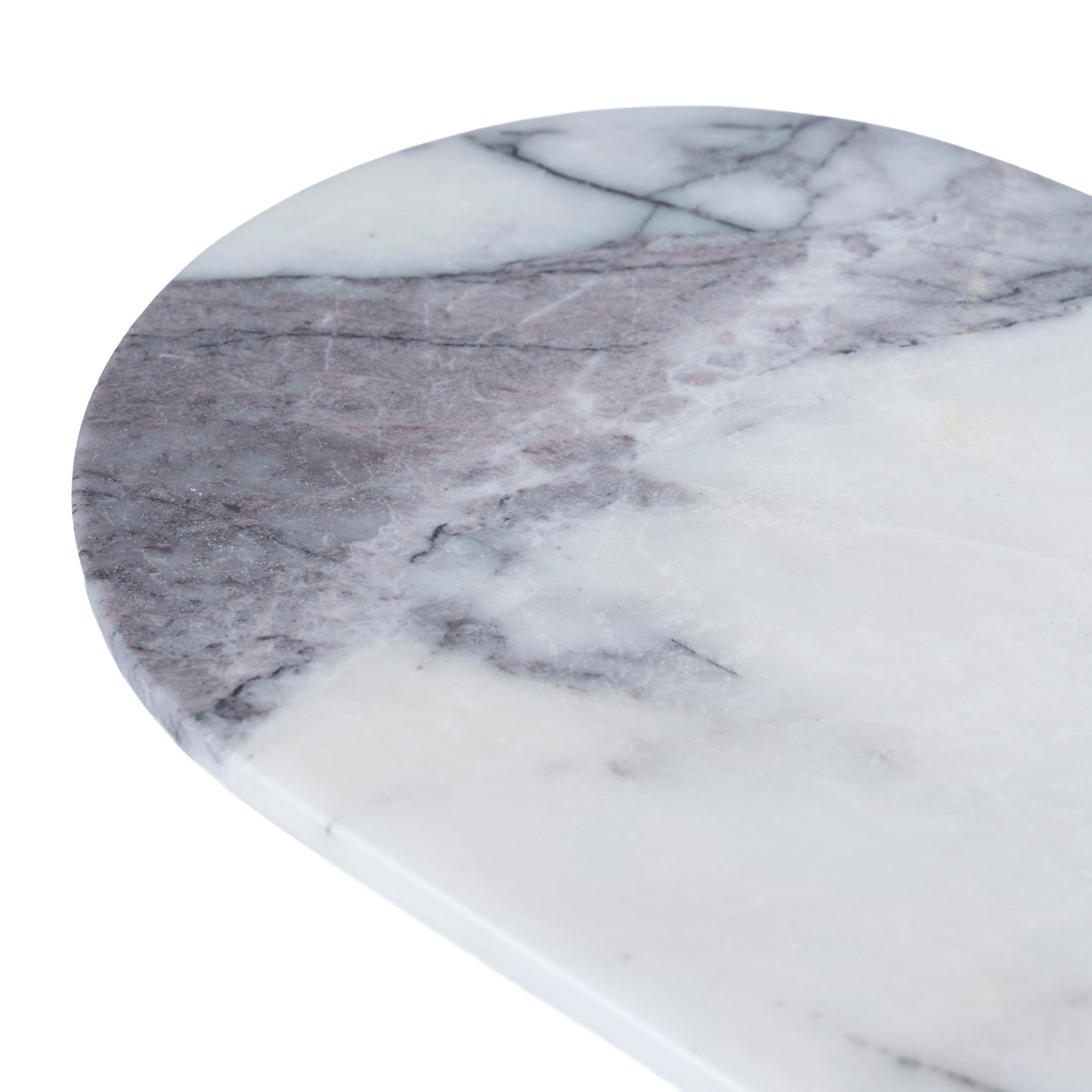 CAC10710-KM Natural Marble Tray - White